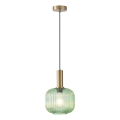 Chandelier on a string 1xE27/15W/230V green pr. 20 cm