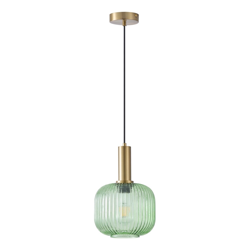Chandelier on a string 1xE27/15W/230V green pr. 20 cm