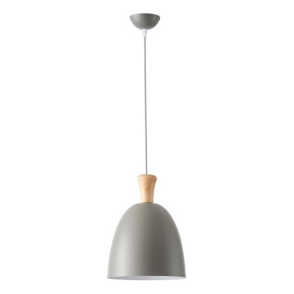 Chandelier on a string 1xE27/15W/230V grey d. 23 cm