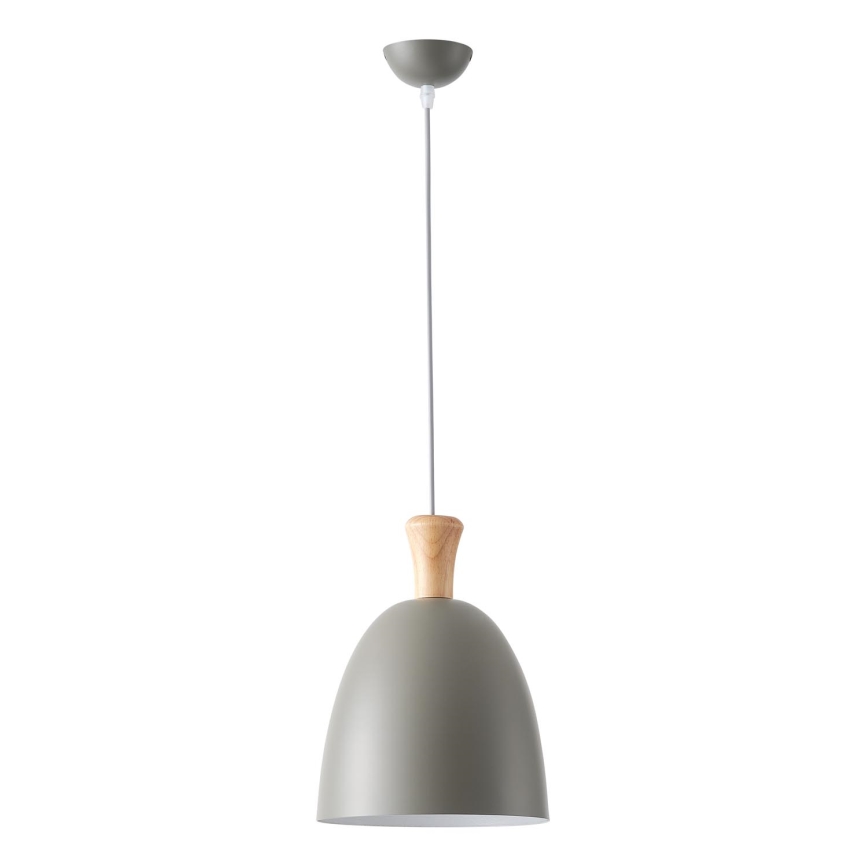 Chandelier on a string 1xE27/15W/230V grey d. 23 cm