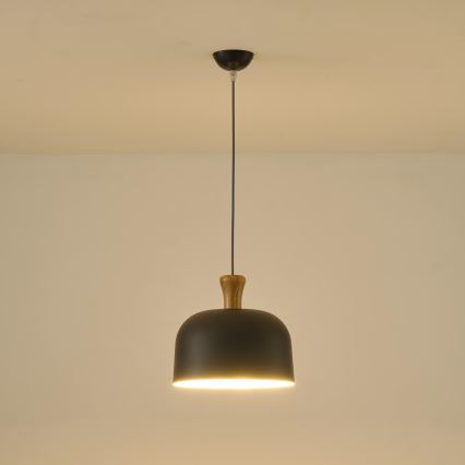 Chandelier on a string 1xE27/15W/230V grey d. 27 cm