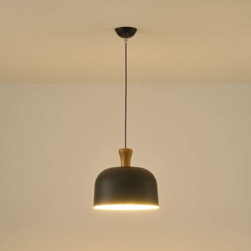 Chandelier on a string 1xE27/15W/230V grey d. 27 cm