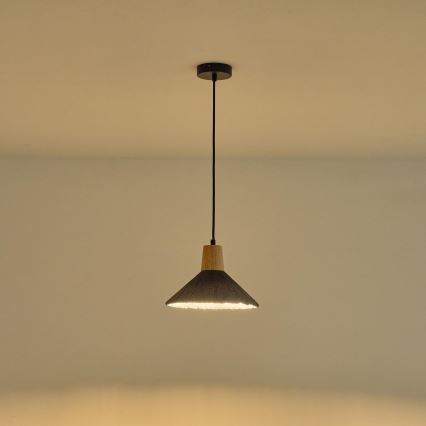 Chandelier on a string 1xE27/15W/230V grey