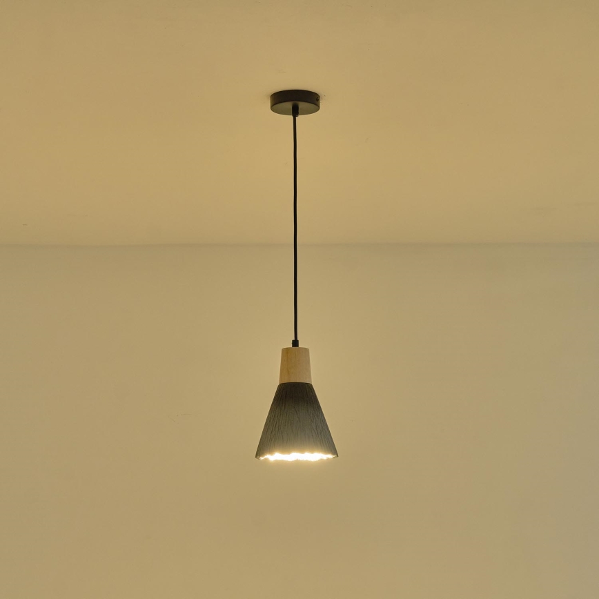 Chandelier on a string 1xE27/15W/230V grey