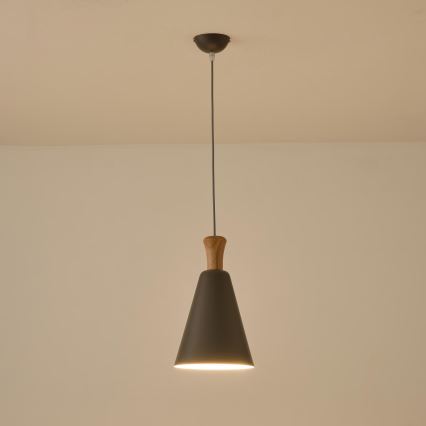 Chandelier on a string 1xE27/15W/230V grey