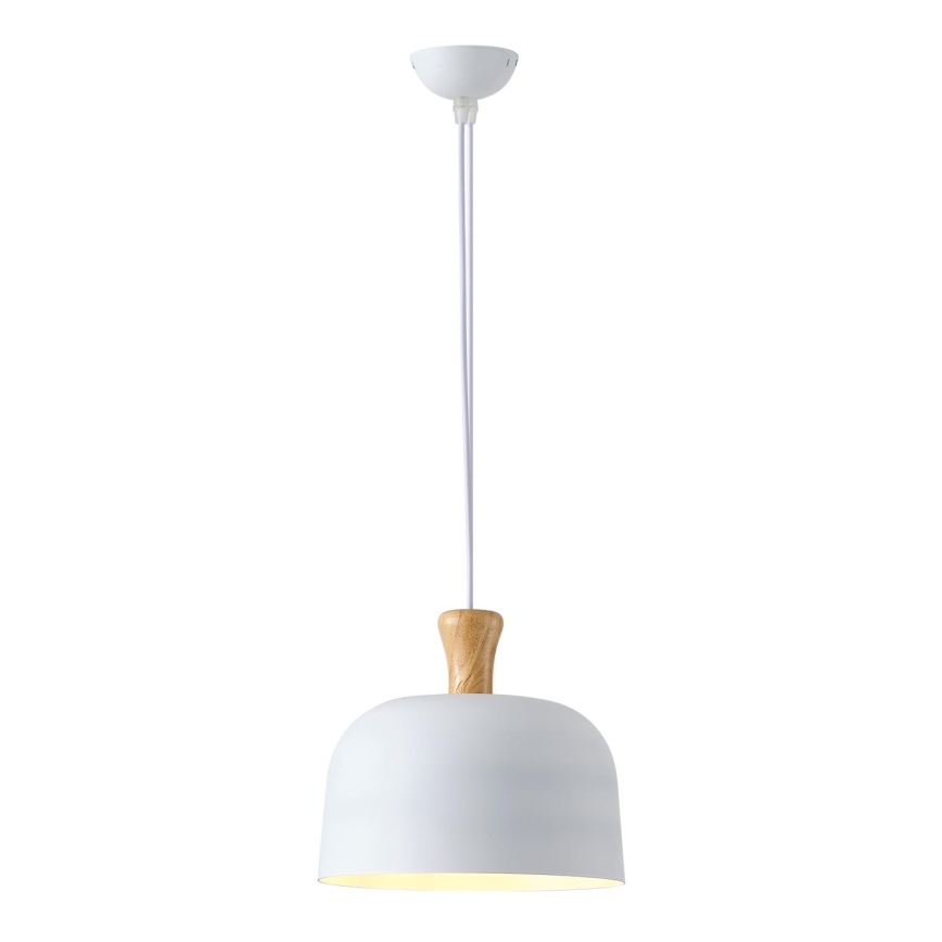 Chandelier on a string 1xE27/15W/230V white d. 27 cm