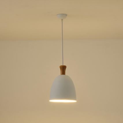 Chandelier on a string 1xE27/15W/230V white