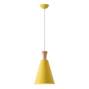 Chandelier on a string 1xE27/15W/230V yellow