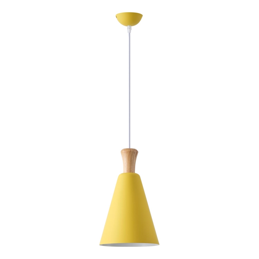 Chandelier on a string 1xE27/15W/230V yellow