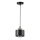 Chandelier on a string 1xE27/35W/230V d. 12 cm black/gold