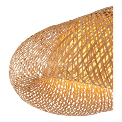 Chandelier on a string 1xE27/40W/230V bamboo