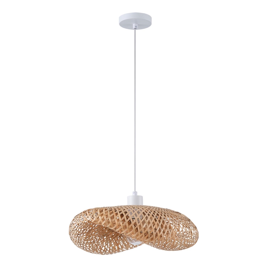 Chandelier on a string 1xE27/40W/230V bamboo