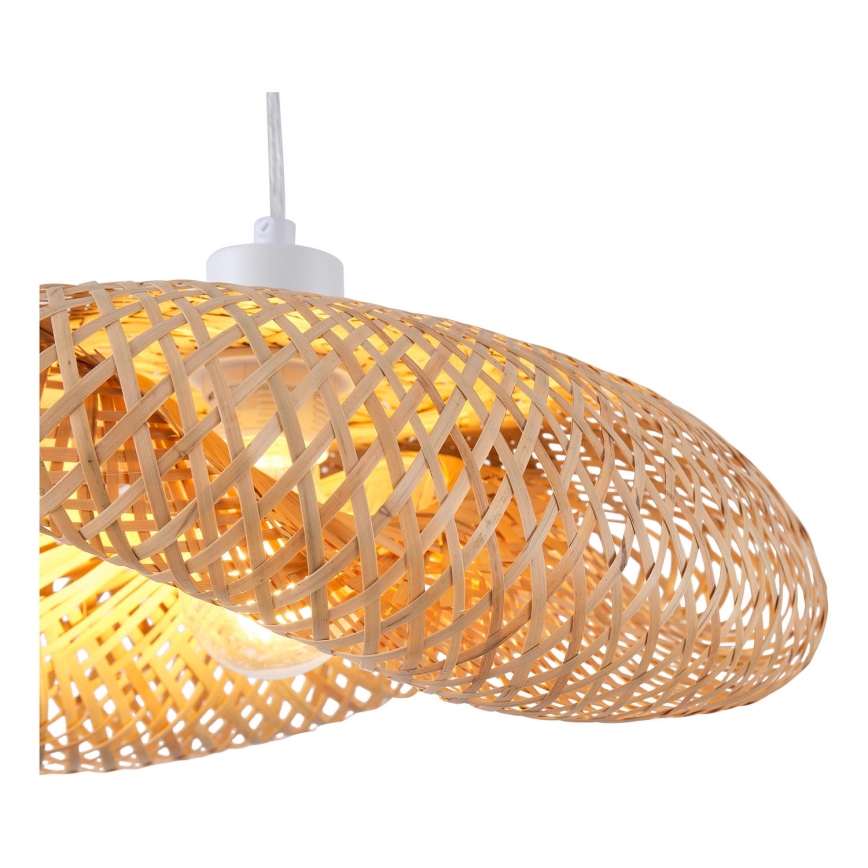 Chandelier on a string 1xE27/40W/230V bamboo