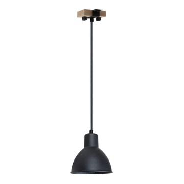 Chandelier on a string 1xE27/40W/230V beech/black