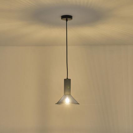 Chandelier on a string 1xE27/40W/230V black