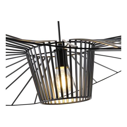 Chandelier on a string 1xE27/40W/230V black