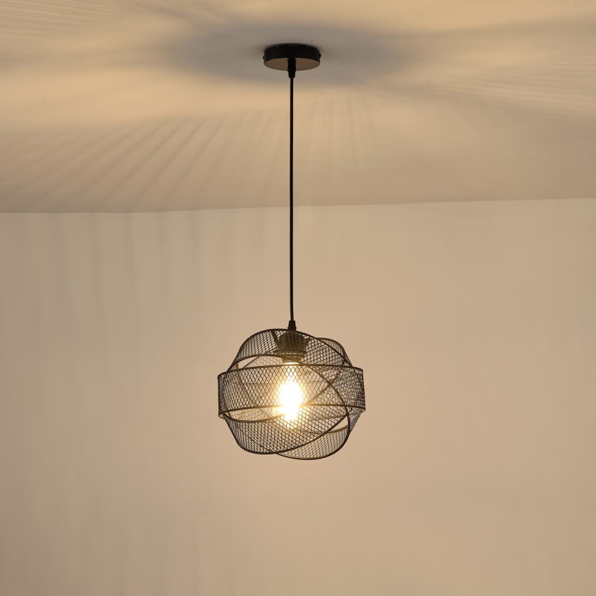 Chandelier on a string 1xE27/40W/230V black