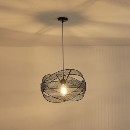 Chandelier on a string 1xE27/40W/230V black