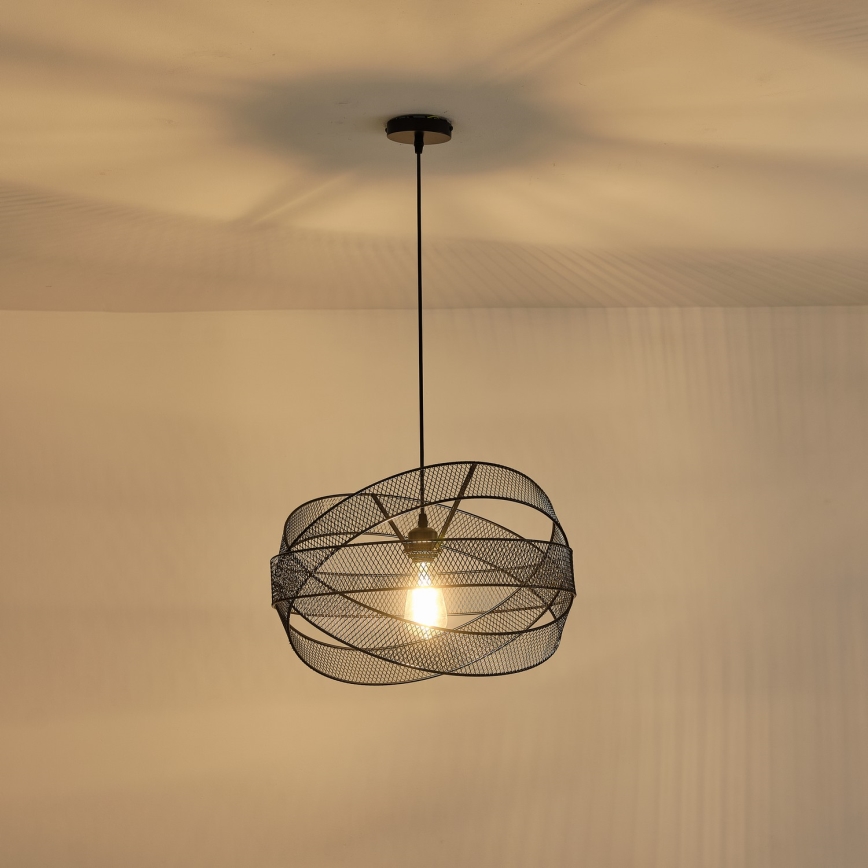 Chandelier on a string 1xE27/40W/230V black