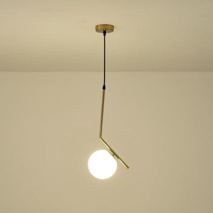 Chandelier on a string 1xE27/40W/230V brass