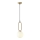 Chandelier on a string 1xE27/40W/230V brass