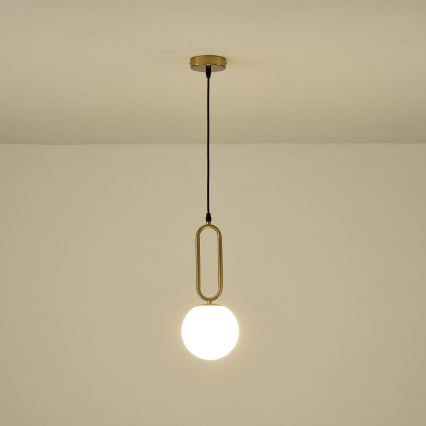 Chandelier on a string 1xE27/40W/230V brass