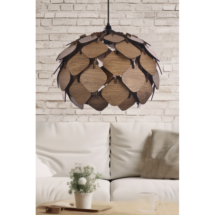 Chandelier on a string 1xE27/40W/230V brown