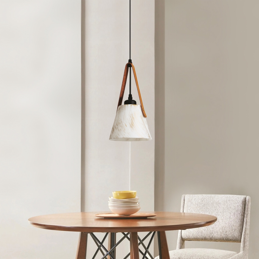 Chandelier on a string 1xE27/40W/230V white