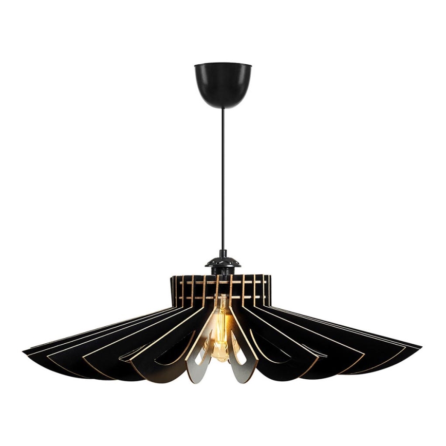 Chandelier on a string 1xE27/60W/230V black d. 52 cm