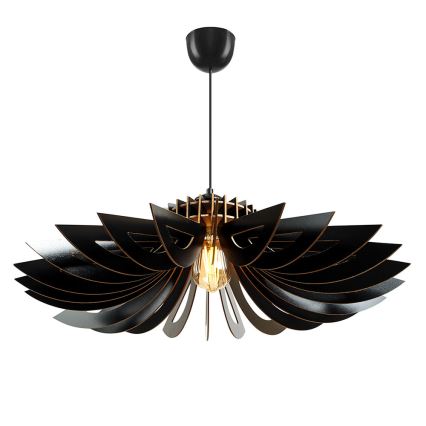 Chandelier on a string 1xE27/60W/230V black d. 52 cm