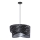 Chandelier on a string 1xE27/60W/230V black/silver