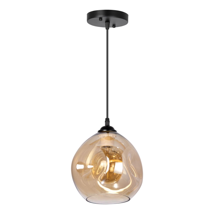 Chandelier on a string 1xE27/60W/230V black/smoky
