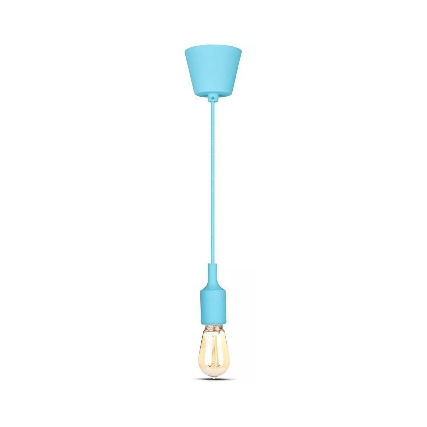 Chandelier on a string 1xE27/60W/230V blue