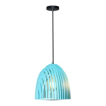 Chandelier on a string 1xE27/60W/230V blue
