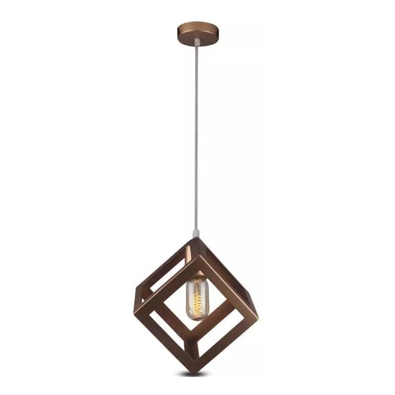 Chandelier on a string 1xE27/60W/230V bronze