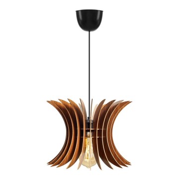 Chandelier on a string 1xE27/60W/230V brown d. 20 cm