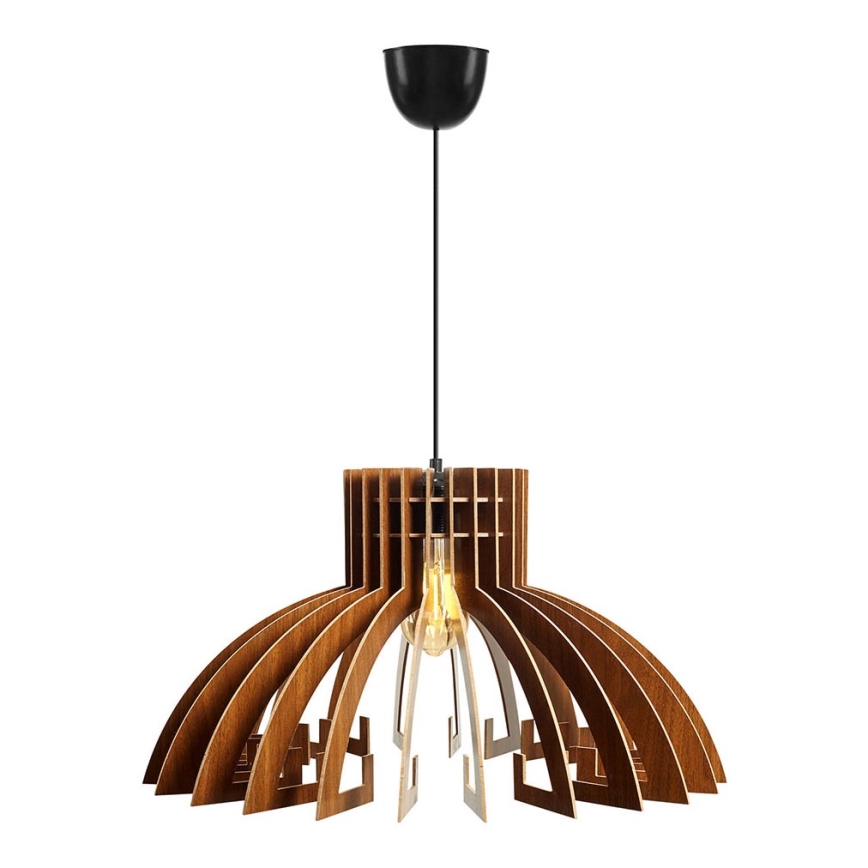 Chandelier on a string 1xE27/60W/230V brown d. 39 cm