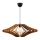 Chandelier on a string 1xE27/60W/230V brown d. 47 cm