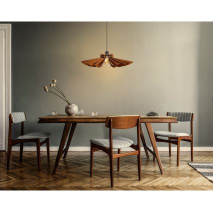 Chandelier on a string 1xE27/60W/230V brown d. 52 cm