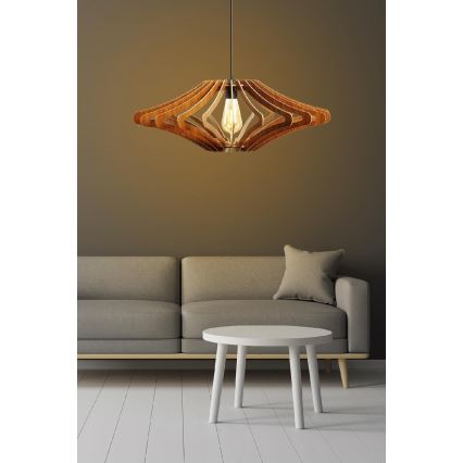 Chandelier on a string 1xE27/60W/230V brown d. 59 cm
