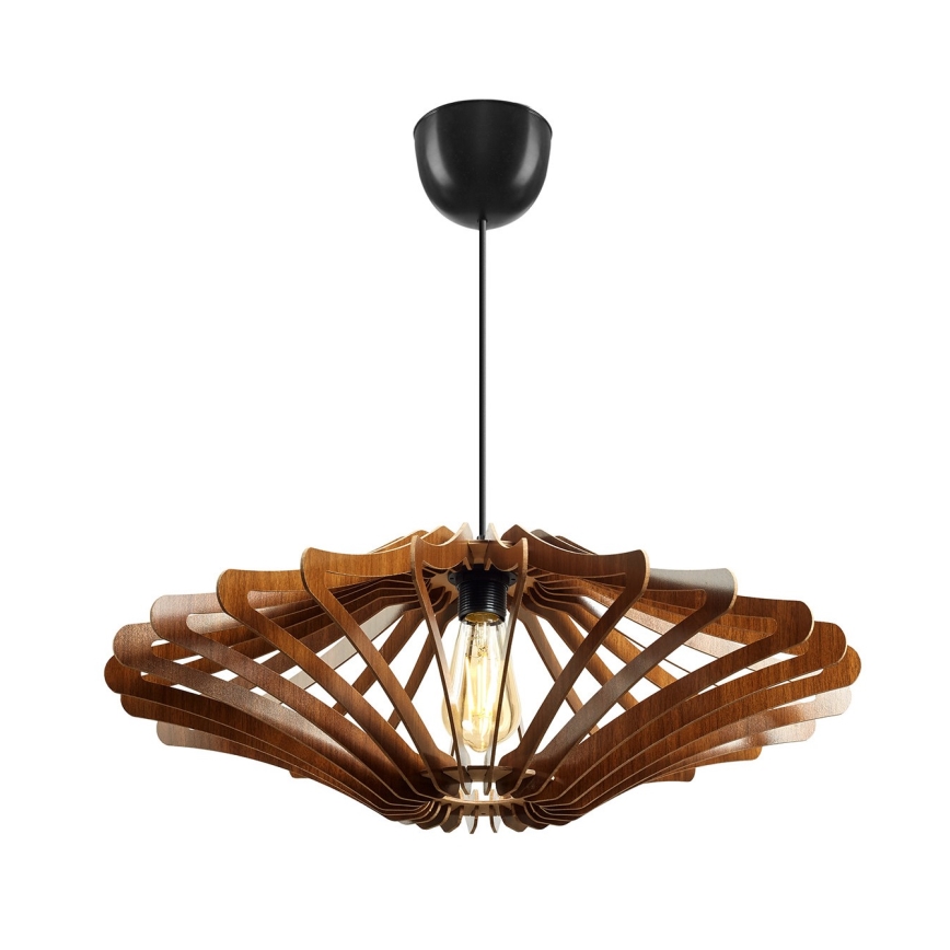 Chandelier on a string 1xE27/60W/230V brown d. 59 cm