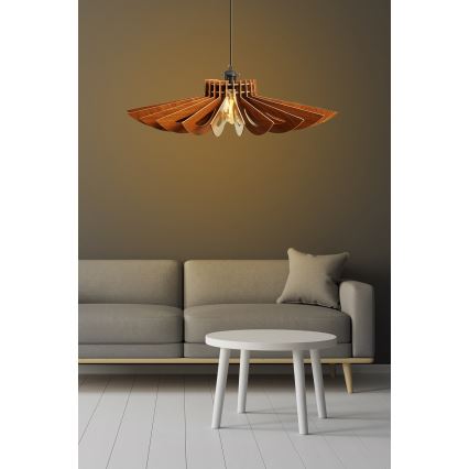 Chandelier on a string 1xE27/60W/230V brown d. 68 cm