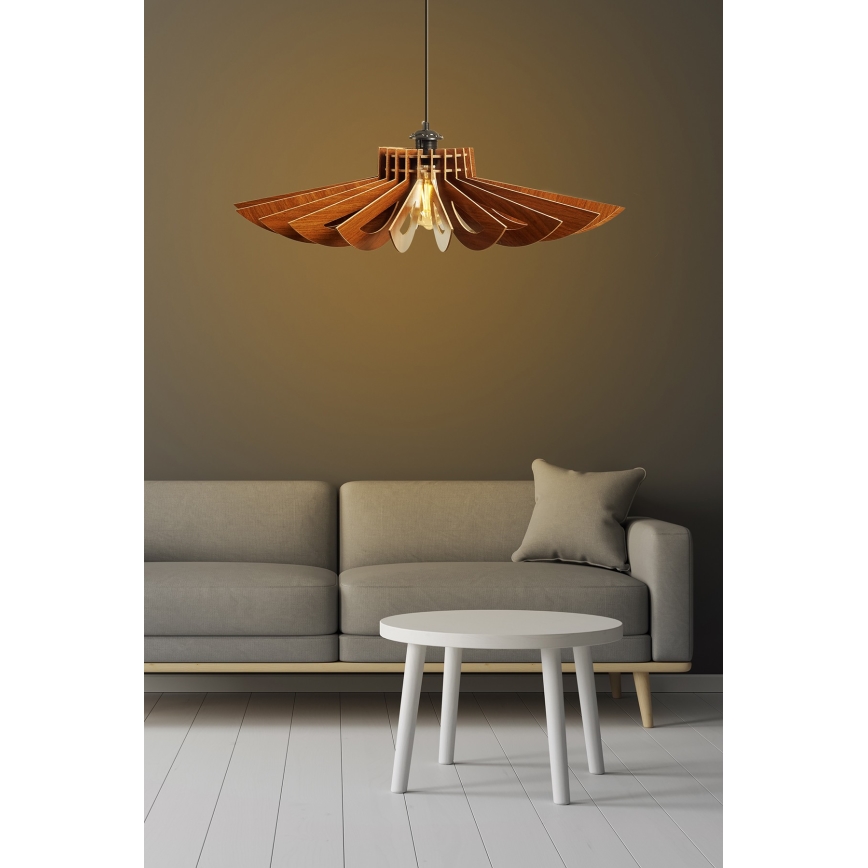 Chandelier on a string 1xE27/60W/230V brown d. 68 cm