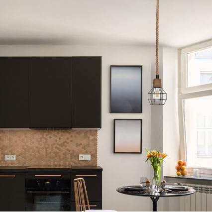 Chandelier on a string 1xE27/60W/230V d. 15 cm