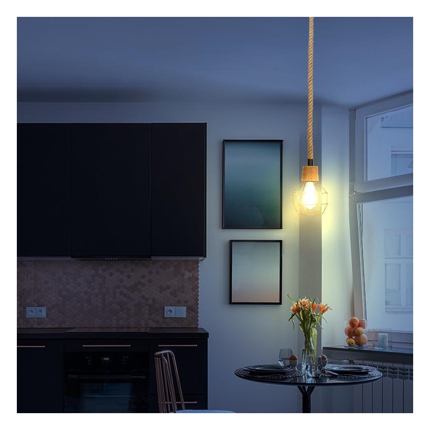 Chandelier on a string 1xE27/60W/230V d. 15 cm