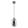 Chandelier on a string 1xE27/60W/230V d. 16 cm black