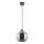 Chandelier on a string 1xE27/60W/230V d. 20 cm black