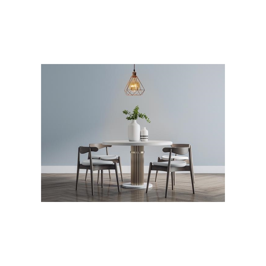 Chandelier on a string 1xE27/60W/230V d. 22 cm copper