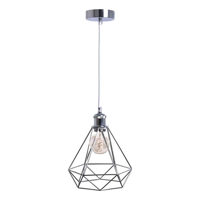 Chandelier on a string 1xE27/60W/230V d. 22 cm shiny chrome