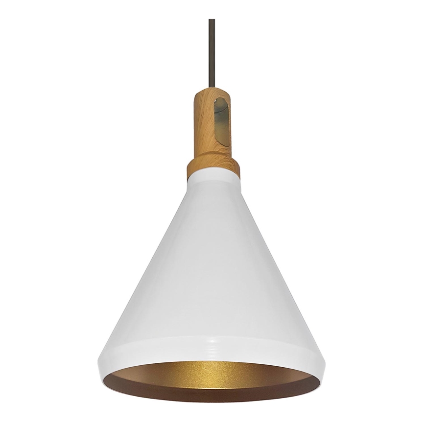 Chandelier on a string 1xE27/60W/230V d. 23 cm white